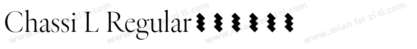 Chassi L Regular字体转换